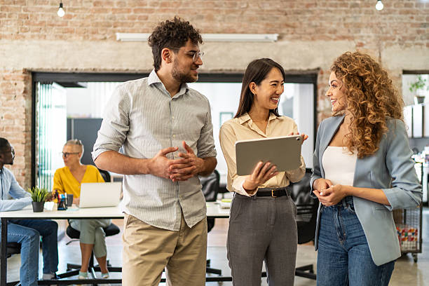 istock Diverse business team collaborating during an office meeting 2248197834