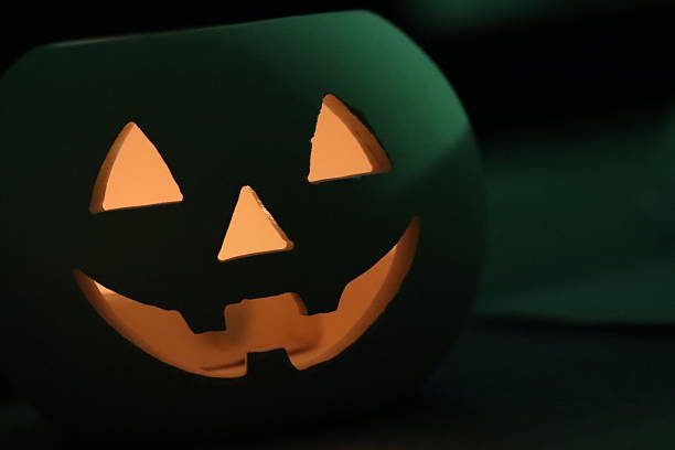 Glowing Jack-o'-Lantern Face for Halloween Night