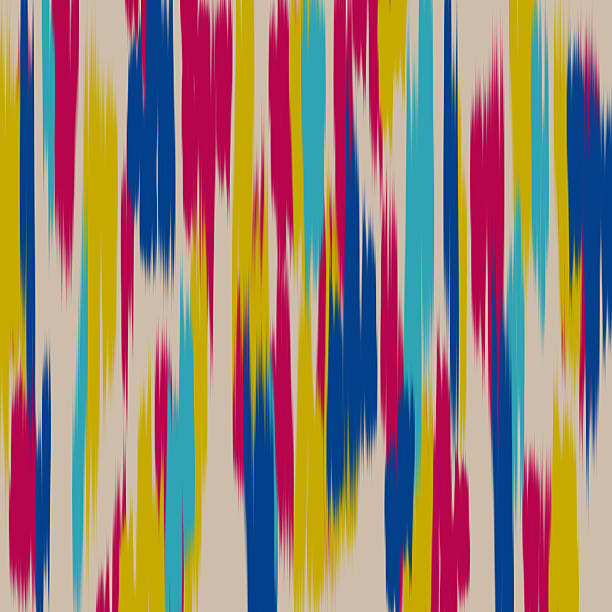 Uzbekistan ikat pattern. Uzbekistan ikat abstract ethnic design. Uzbekistan pattern design for background, wallpaper, textile, art, clothing, wrapping paper, Uzbek style, Uzbek fabric