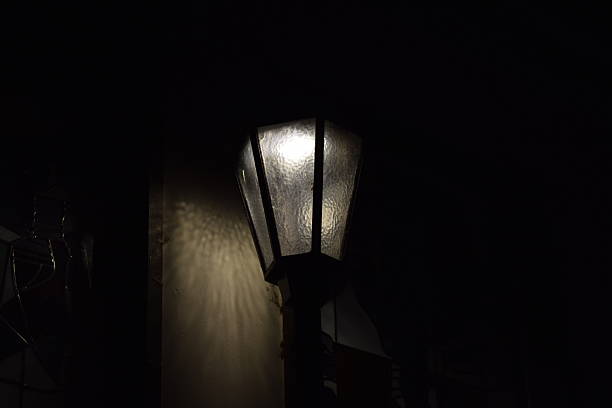 istock pale light street lamp 2248205220