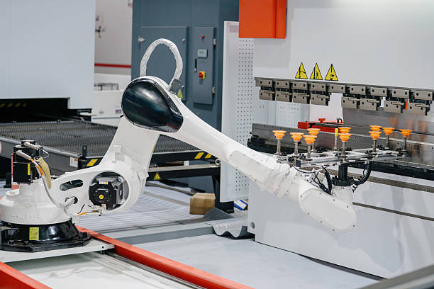 istock robot arm working in factory 2248209439