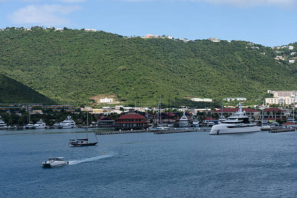 25 January 2025 - St Thomas US Virgin Islands - port and city view