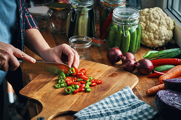 istock Fermented Foods - Preparing Fermented Mixed Chili Peppers 2248211970