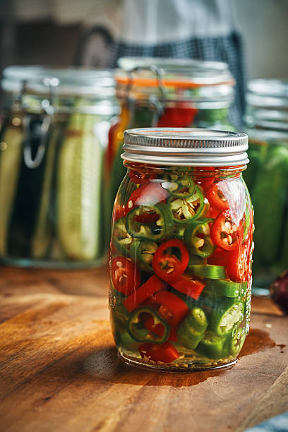 istock Fermented Foods - Preparing Fermented Mixed Chili Peppers 2248212145