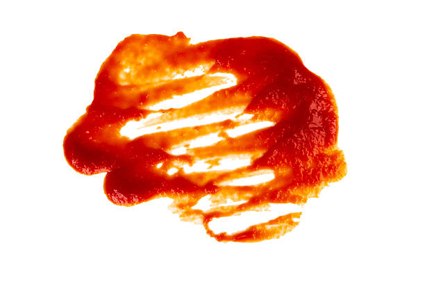 istock Ketchup splash isolated on white background 2248213115
