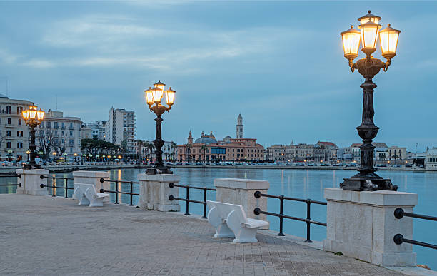 istock Bari - The promenade at dusk. 2248228829