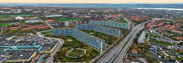 istock Aarhus suburb from drone point of view 2248229061