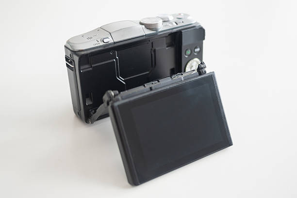 istock A modern-design mirrorless digital camera with an articulated screen 2248235889