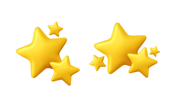 istock Bright Yellow Star Cluster For Celebration Theme, Playful Star Shapes For Kids And Friends, Vector Illustration Background 2248237529