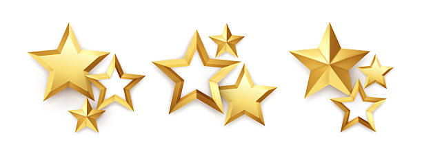 istock Gold Stars Celebration Overlapping Star Shapes Beautiful Golden Illustration For Festive Scenes Vector Illustration Background 2248237610