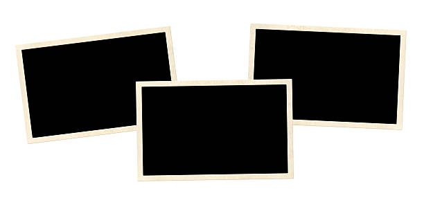 istock Three retro photo frame. Nostalgic scrapbooking Mock up template is perfect way to express creativity and evoke a sense of warm memories. Copy space for text. Isolated on white background 2248237855