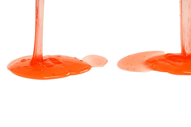 istock Red slime toy isolated on a white background. 2248248266