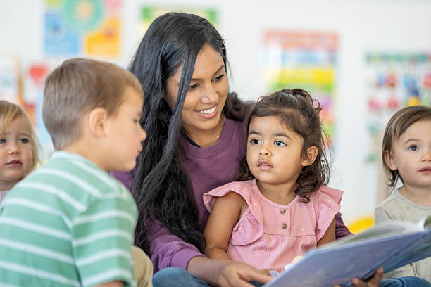 istock South Asian Teacher Reading With Group Of Children In Classrom Reading Session 2248253244