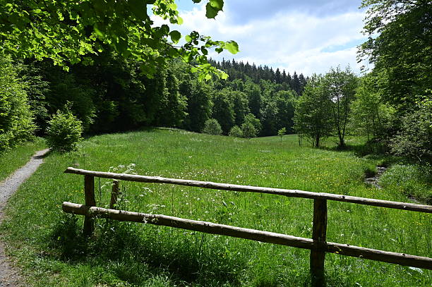the Laubach Valley in the Westerwald