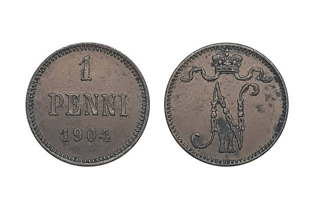 istock 1904 One Penni Coin – Obverse and Reverse on White Background 2248255873