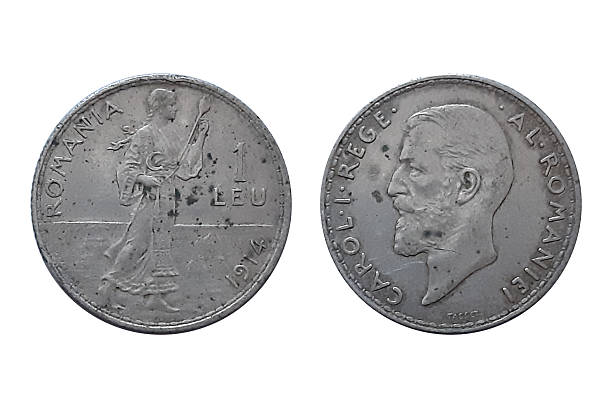 istock Romania 1 Leu Coin 1914 2248259658