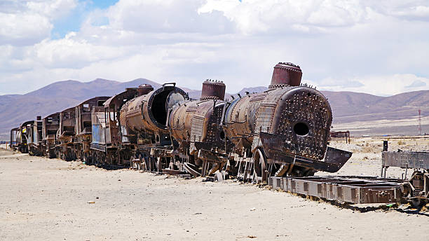 istock Train Cemetery of Uyuni. Great Train Graveyard (Cementerio de Trenes) Uyuni, Bolivia. 2248263702