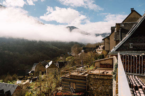Saint-Aventin, Haute Garonne, France, in the Pyrenees mountain range area