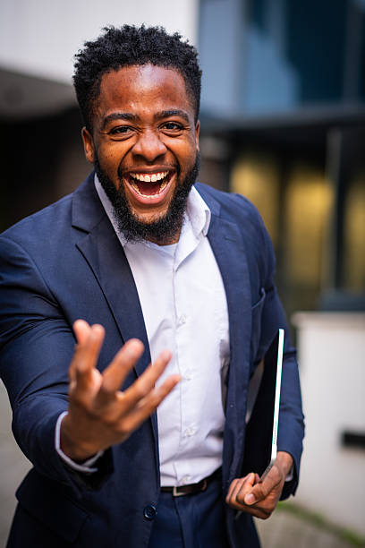 istock Young businessman expressing frustration outdoors 2248269609