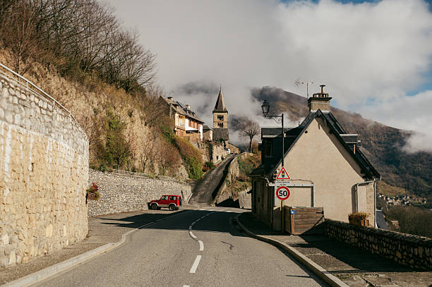 Saint-Aventin, Haute Garonne, France, in the Pyrenees mountain range area