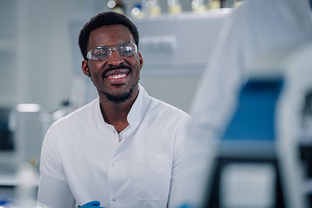 istock African american scientist smiling in laboratory doing research 2248270098