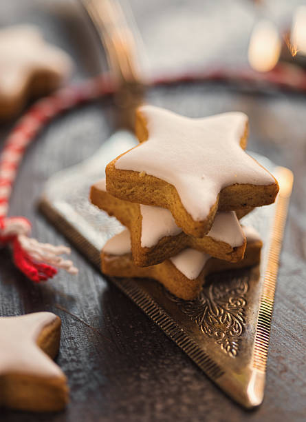 istock Homemade star shaped gingerbread cookies 2248270654