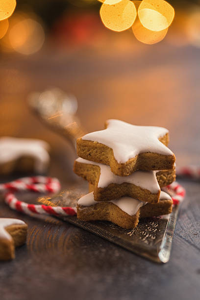 istock Homemade star shaped gingerbread cookies 2248270663
