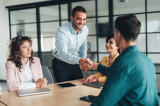 istock Handshake for the new agreement 2248271851