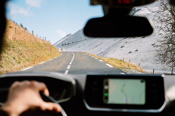 istock Car on a mountain road 2248275035