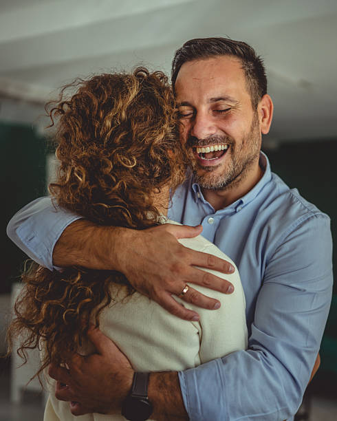 istock Happy couple hugging loving each other 2248281814