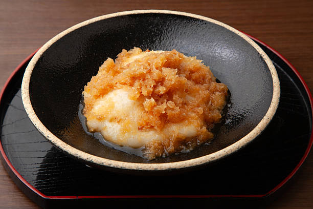 istock Mochi rice cakes coated with grated daikon radish 2248287738
