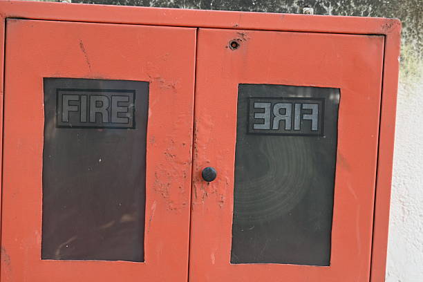 istock Red Fire Safety Cabinet. 2248290386