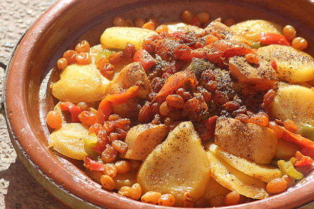Traditional moroccan food known as tagine