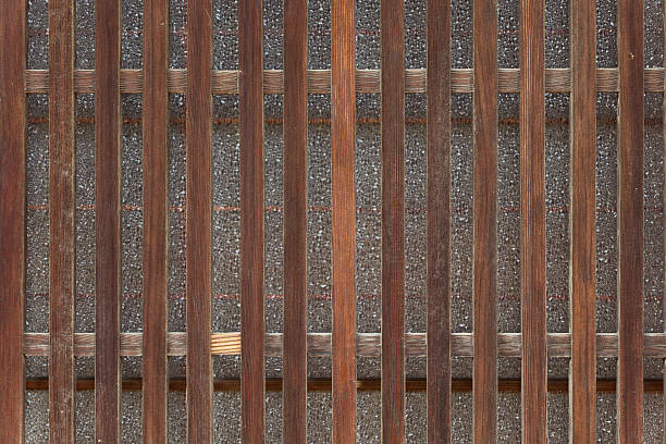 istock Wooden latticework and glass windows. 2248307747