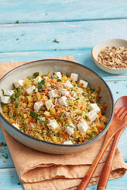 istock Couscous with wild garlic and parsnip 2248309942