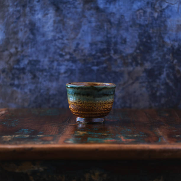 istock Traditional, handcrafted ceramic on wooden background. Soft focus. Close up. 2248311603
