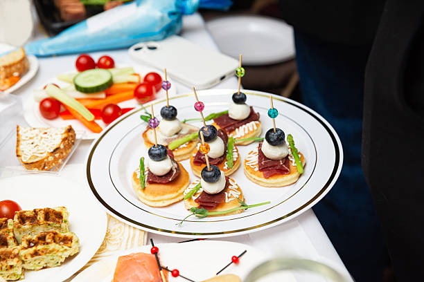 istock Gourmet appetizers on elegant plate 2248320569