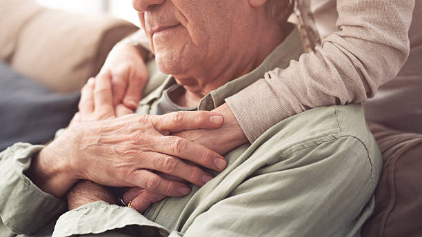 istock A wife embracing his husband with affection 2248320814