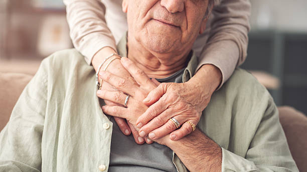 istock A wife embracing his husband with affection 2248320815