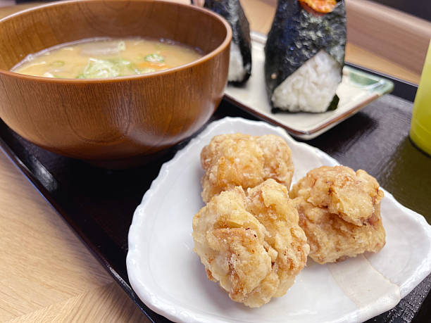 istock Fried Chicken and pork miso soup 2248321393