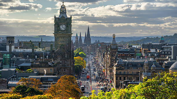 istock Edinburgh skyline and central Princes Street, Scotland 2248325315
