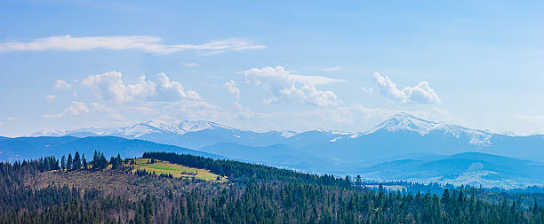 istock snowy mountain peaks and clouds, winter in the mountains 2248335266