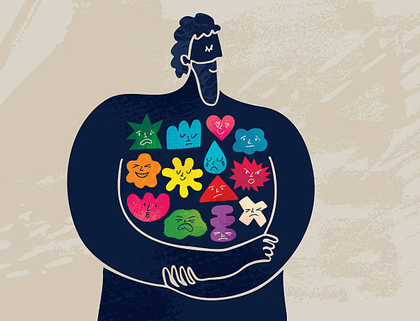 Embrace Your Emotions vector art illustration