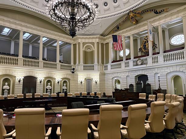 Massachusetts State Capitol Building in Boston