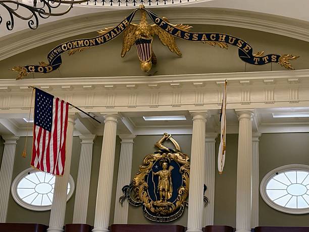 Massachusetts State Capitol Building in Boston
