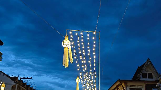 istock Lanterns decoration for Lanna festival. 2248343387