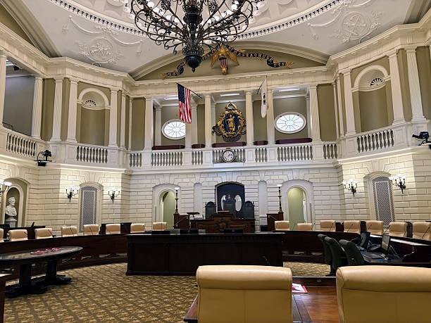 istock Massachusetts State Capitol Building in Boston 2248343390