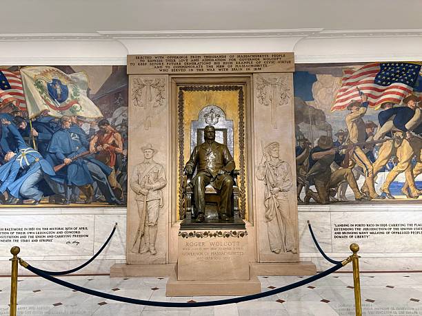 Massachusetts State Capitol Building in Boston