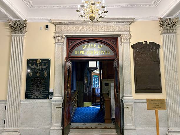 Massachusetts State Capitol Building in Boston