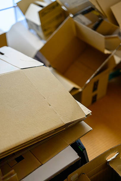 istock Pile of Empty Cardboard Boxes After Unpacking or Delivery 2248348676